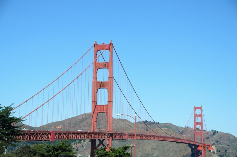 SanFrancisco100313-8773.jpg - Riding the tour bus over the Golden Gate Bridge. Hop-on Hop-off bus tour of San Francisco