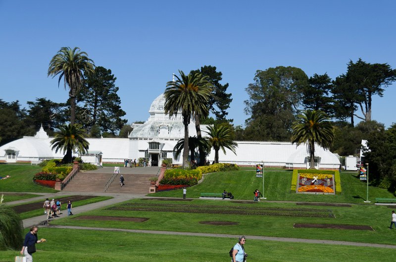 SanFrancisco100313-8834.jpg - Conservatory of Flowers viewed from our tour bus driving through Golden Gate Park