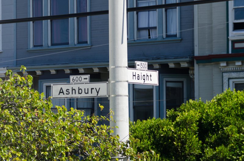 SanFrancisco100313-8861.jpg - Driving through Haight Street. Hop-on Hop-off bus tour of San Francisco