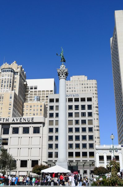 SanFrancisco100313-8899.jpg - At Union Square Park. Dewey Monument by sculptor Robert Aitken, 1903