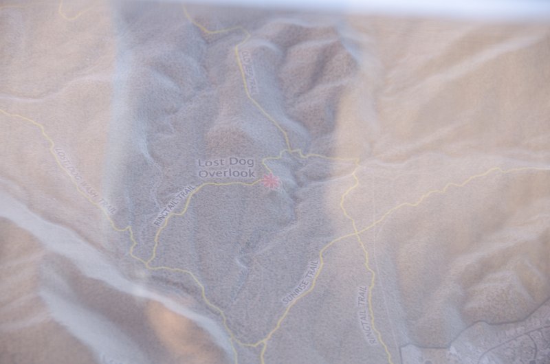 Scottsdale120513-9522.jpg - Lost Dog Overlook, you are here map. Gateway Amphitheater