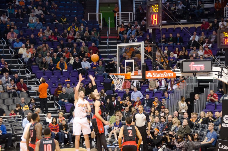 Scottsdale120513-9586.jpg - Miles Plumlee.  Raptors vs Suns at US Airways Center