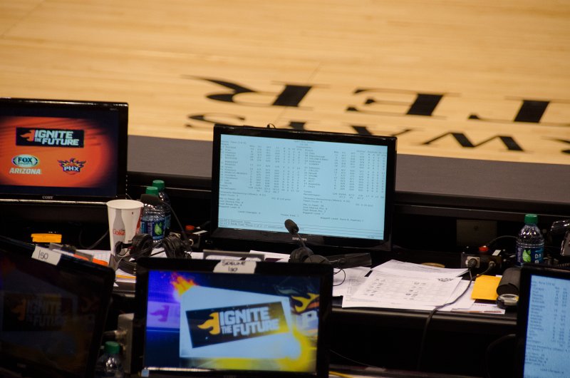 Scottsdale120513-9599.jpg - Scoring Table. Raptors vs Suns at US Airways Center