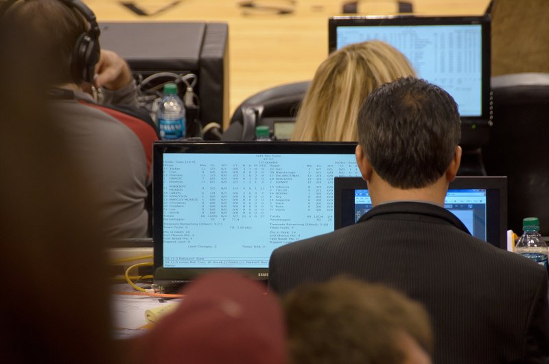 Scottsdale120513-9597.jpg - Scoring Table. Raptors vs Suns at US Airways Center