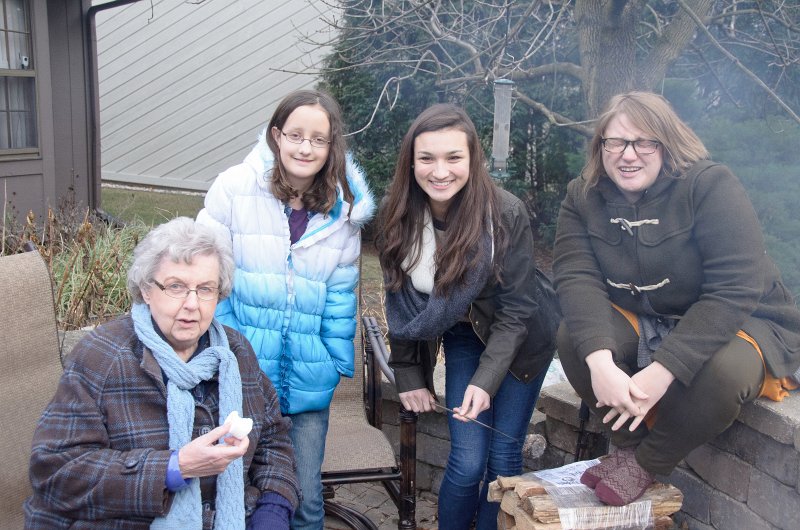 ThanksgivingNov2013-9228.jpg - Around the fire on the patio, Thanksgiving 2013