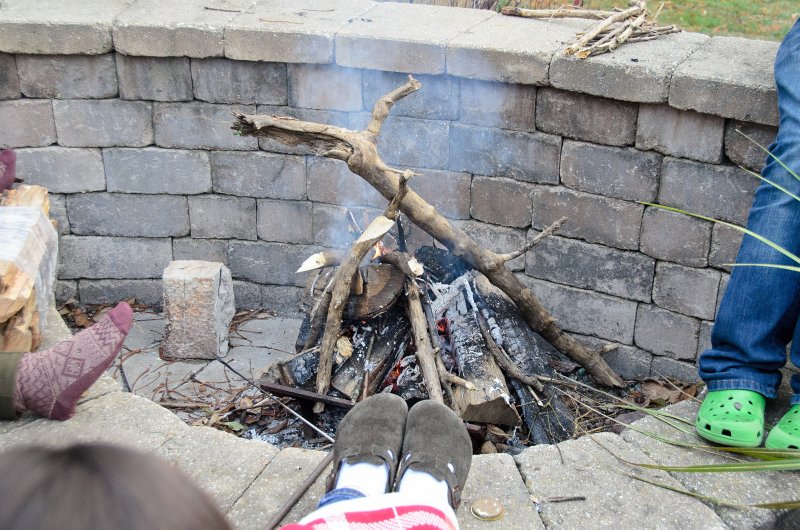 ThanksgivingNov2013-9229.jpg - Around the fire on the patio, Thanksgiving 2013