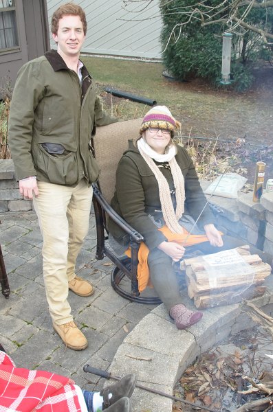 ThanksgivingNov2013-9231.jpg - Around the fire on the patio, Thanksgiving 2013