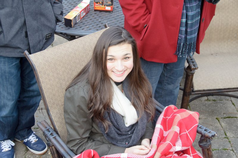 ThanksgivingNov2013-9232.jpg - Around the fire on the patio, Thanksgiving 2013