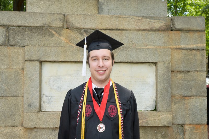 UofSCGraduation10May2013-6713.jpg - David at Maxcy Monument