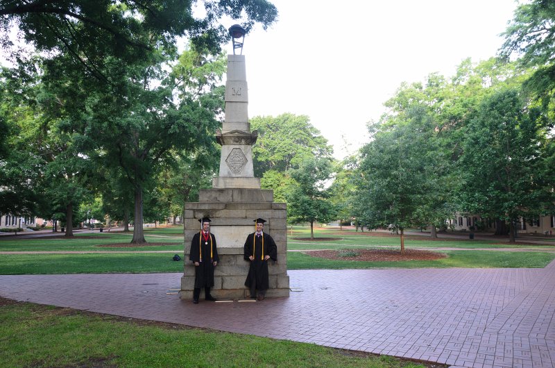 UofSCGraduation10May2013-6836.jpg - David and Mike Maxcy Monument, Horseshoe