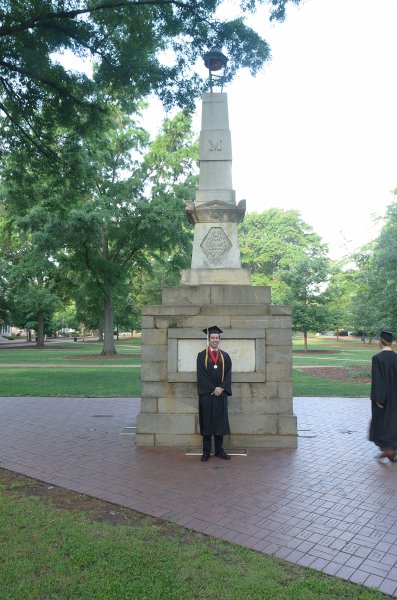 UofSCGraduation10May2013-6845.jpg - David and Mike Maxcy Monument, Horseshoe