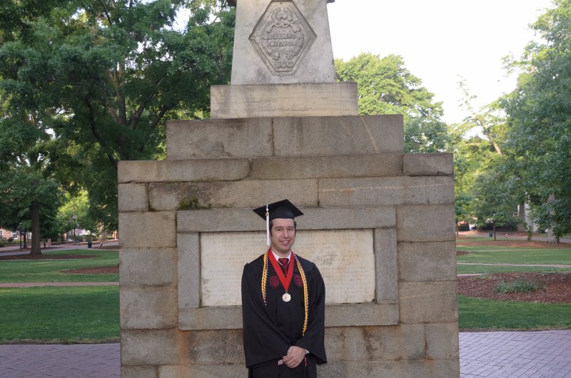 UofSCGraduation10May2013-6847.jpg - David Maxcy Monument, Horseshoe
