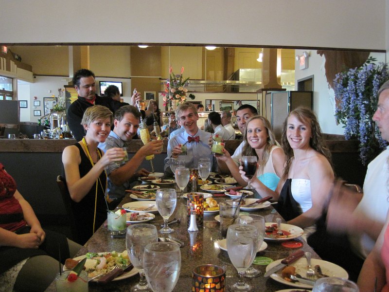 UofSCGraduation10May2013-5191.jpg - Kate Ryan Mike Nasse Liane and Liane's Sister Hanna at Cowboy Brazilian Steakhouse