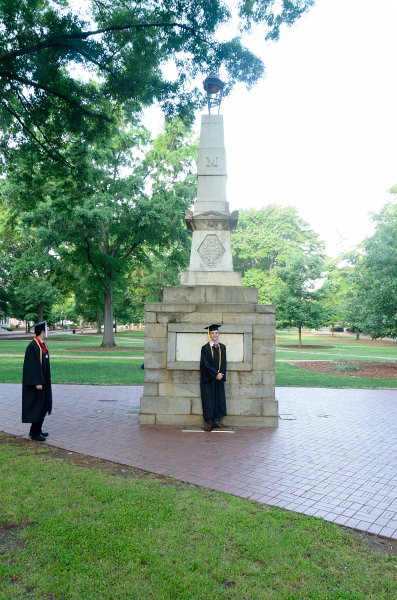 UofSCGraduation10May2013-6840.jpg - David and Mike Maxcy Monument, Horseshoe
