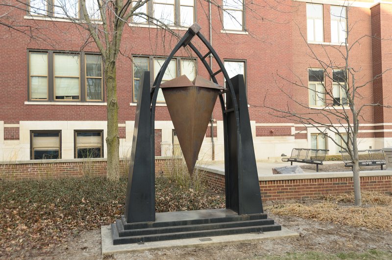 Purdue040513-6035.jpg - Spirit Arch by Phillip A Shore, 2000, Three Oaks, MI