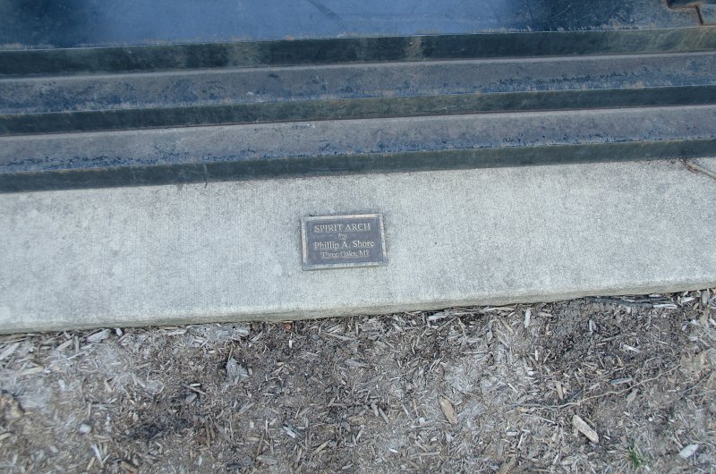 Purdue040513-6036.jpg - Spirit Arch by Phillip A Shore, 2000, Three Oaks, MI