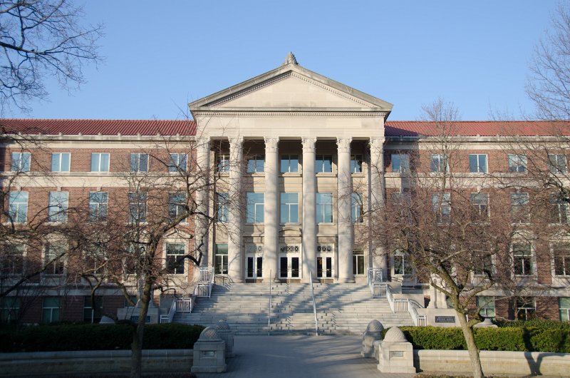 Purdue040513-6055.jpg - Hovde Hall of Administration, view looking South West from the Purdue Mall