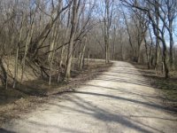 Ditch with snow melt  Bike Danada Forest Preserve and Herrick Lake : 2014, Biking, Danada Forest Preserve, DuPage Forest Preserve, Herrick Lake, Wheaton