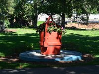 Flower Pot  Large Flower Pot. Fox River Bike Trail, Batavia to North Aurora : 2014, Batavia, Biking, Fox River, Fox River Bike Trail, North Aurora
