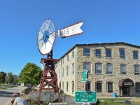 US Wind Engine  Windmill featured in downtown Batavia. Fox River Bike Trail, Batavia to North Aurora : 2014, Batavia, Biking, Fox River, Fox River Bike Trail, North Aurora