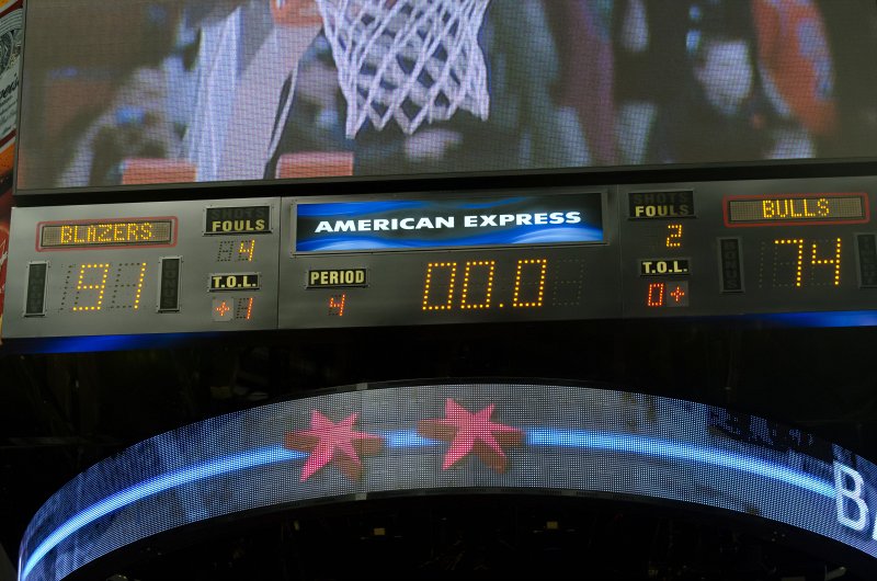 BullsVsPortland032814-0949.jpg - Final Score:  Blazers 91, Bulls 74. Bulls vs Portland Trailblazers, United Center 3/28/14