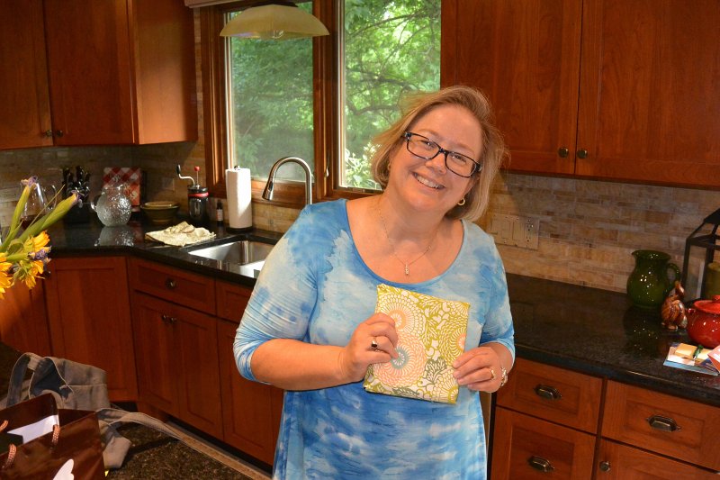 CathieBirthday070114-0850.jpg - Opening Cathie birthday presents at home