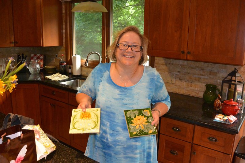 CathieBirthday070114-0852.jpg - Opening Cathie birthday presents at home