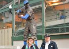 Ernie Banks  Jack and Molly at the Ernie Banks statue. Cubs vs Cincinnati Reds at Wrigley Field : #CubsVsReds #CubsGame #WrigleyField #100Year @Cubs, 2014, Baseball, Chicago, Cincinnati, Cubs, Reds, Wrigley Field