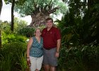 Jack and Cathie  Jack and Cathie at Animal Kingdom, Tree of Life in the background : 2014, Animal Kingdom, Disney, Florida, Orlando
