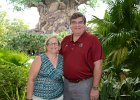 Jack and Cathie  Jack and Cathie at Animal Kingdom, Tree of Life in the background : 2014, Animal Kingdom, Disney, Florida, Orlando