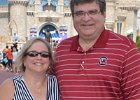 Jack and Cathie  Jack and Cathie in front of Cinderella Castle at Magic Kingdom : 2014, Disney, Florida, Magic Kingdom, Orlando