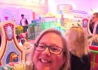 Toy Story  Cathie at Toy Story Midway Mania! at Disney Hollywood Studios : 2014, Disney, Disney Hollywood Studios, Florida, Gartner, Orlando, Toy Story Midway Mania!
