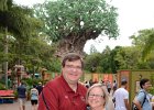 Jack and Cathie  Jack and Cathie at Animal Kingdom, Tree of Life in the background : 2014, Animal Kingdom, Disney, Florida, Orlando, Tree of Life