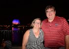 Jack and Cathie  Jack and Cathie at Epcot, Spaceship Earth glowing in the background : 2014, Disney, Epcot, Florida, Orlando