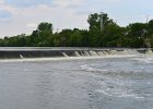 Batavia Dam  About to launch back into the river at the Batavia dam portage area. Mid-American Canoe & Kayak Race on the Fox River from St Charles to Aurora : 2014, Dam, Fox River, Kayaking, Mid-American Canoe & Kayak Race