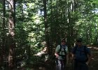 Ian and Leslie  Ian and Leslie on the trail. Hiking Rattle River section of Appalachian Trail in New Hampshire : 2014, AT, Appalachian Trail, Hiking, New Hampshire, Rattle River Trail, White Mountain National Forest