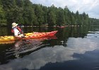 Leslie  Leslie. Kayak South Arm Lower Richardson Lake : 2014, Kayaking, Maine, Oxford County, Richardson Lake, South Arm