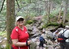 Cathie  Hiking Rattle River section of Appalachian Trail in New Hampshire : 2014, AT, Appalachian Trail, Hiking, New Hampshire, Rattle River Trail, White Mountain National Forest