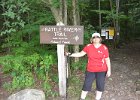 Trailhead -- Cathie  Hiking Rattle River section of Appalachian Trail in New Hampshire : 2014, AT, Appalachian Trail, Hiking, New Hampshire, Rattle River Trail, White Mountain National Forest