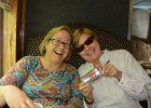 Cathie and Leslie  Cathie and Leslie in dining car.  Train ride from North Conway to Crawford Notch, on the Conway Scenic Railroad : 2014, Conway Scenic Railroad, New Hampshire, Train Ride