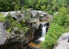 Screw Auger Falls  Picnic lunch after kayaking.  Visiting Screw Auger Falls at Grafton Notch State Park : 2014, Grafton Notch State Park, Maine, Newry, Screw Auger Falls, waterfall
