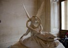 Paris120914-3259  "Psyché ranimée par le baiser de l'Amour/Psyche Revived by Cupid's Kiss" statue by Antonio Canova. Musée du Louvre/ Louvre Museum, Paris Day 2 : 1st arrondissement, 2014, Art Museum, Louvre Museum, Musée du Louvre, Palais du Louvre, Paris, Sculpture, Statue, marble