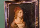 Paris120914-3288  "Portrait de l'artiste," painting by Albrecht Dürer, 1493. Musée du Louvre/ Louvre Museum, Paris Day 2 : 1st arrondissement, 2014, Art Museum, Louvre Museum, Musée du Louvre, Painting, Palais du Louvre, Paris