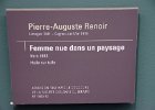 Paris120914-3319  "Femme nue dans un paysage," painting by Pierre-Auguste Renoir, 1883. Musée de l'Orangerie. Paris Day 2 : 1st arrondissement, 2014, Art Museum, Musée de l'Orangerie, Painting, Paris, Renoir
