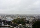 Paris120914-2194  Cityscape view looking South from the Esplanade (plaza) du Sacré Coeur. Montmartre. Paris Day 5 : 18th arrondissement, 2014, France, Montmartre, Paris