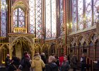 Paris120914-3028  Sainte Chapelle. Day 1 Paris : 1st arrondissement, 2014, France, Palais de Justice, Paris, Sainte Chapelle, Stained Glass Window, gothic, Île de la Cité