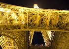 Paris120914-3126  Walking to the Tour Eiffel from the Trocadéro. Day 1 Paris : 2014, 7th arrondissement, France, Night, Paris, Tour Eiffel