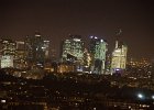 Paris120914-3179  La Défense, view of Paris from the Tour Eiffel observation deck. Paris Day 1 : 2014, 7th arrondissement, Cityscape, La Défense, Night, Paris, Tour Eiffel