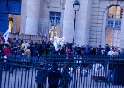 Paris120914-3440  Protesters, Place du Panthéon, Panthéon. Paris Day 3 : 2014, 5th arrondissement, France, Latin Quarter, Panthéon, Paris, neoclassicism