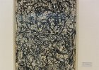Jackson Pollock  "Number 26 A, Black and White," painting by Jackson Pollock, 1948. Musée National d'Art Moderne. Le Centre Pompidou, Paris Day 5 : 2014, 4th arrondissement, Art Museum, France, Jackson Pollock, Le Centre Pompidou, National d'Art Moderne, Painting, Paris, Pompidou